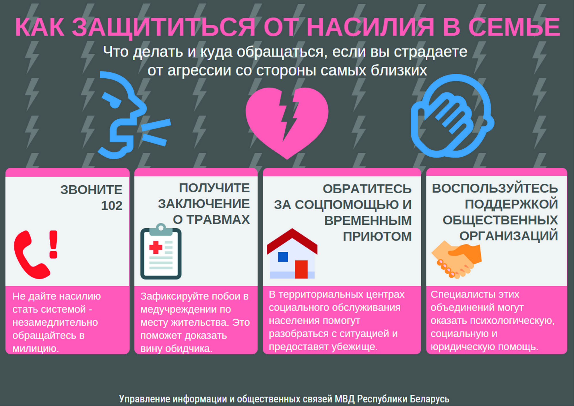Информационный плакат "Насилие"