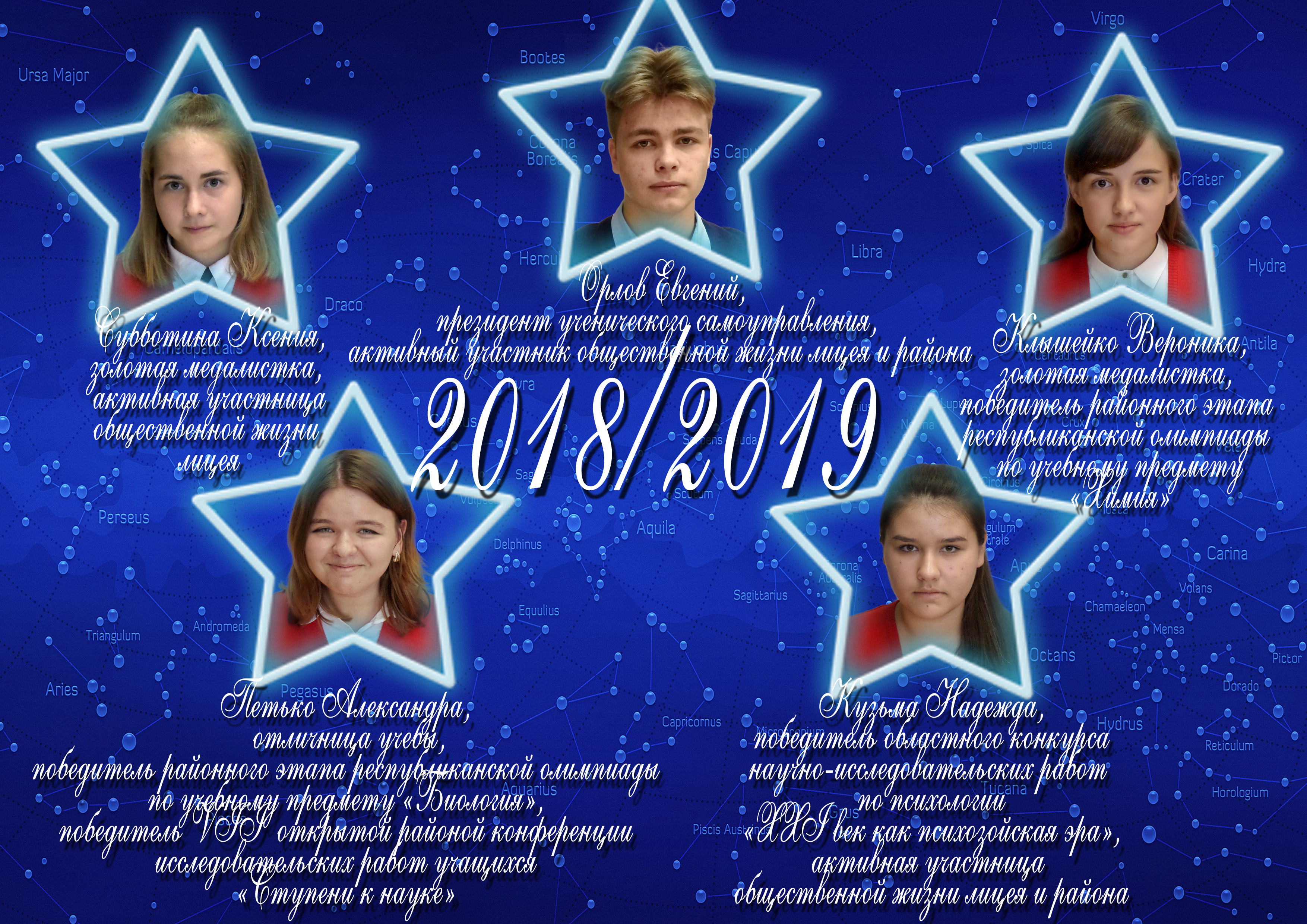 Созвездие лицея 2018/2019 учебного года